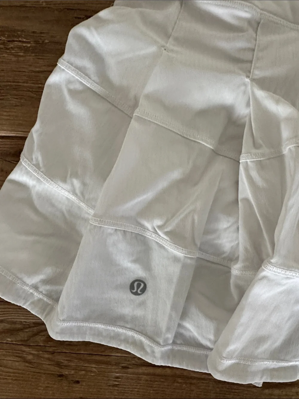 White Lululemon Active Skort